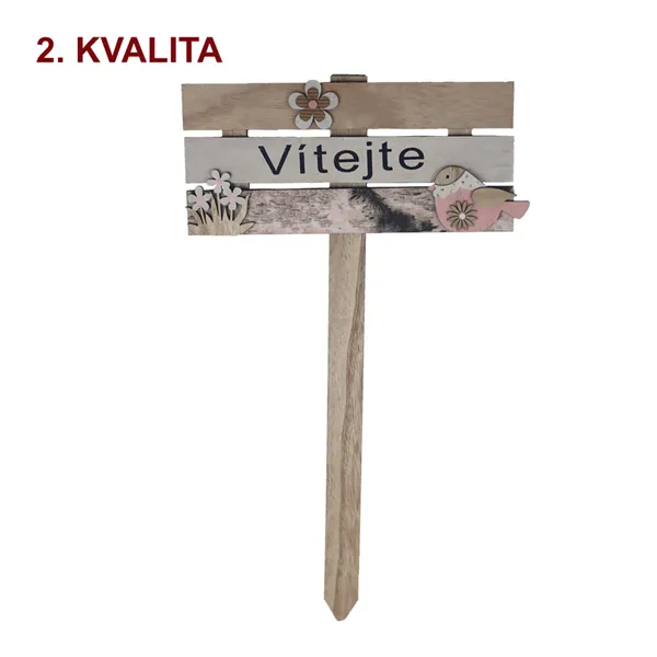Zápich - VÍTEJTE 2. akosť D4857
