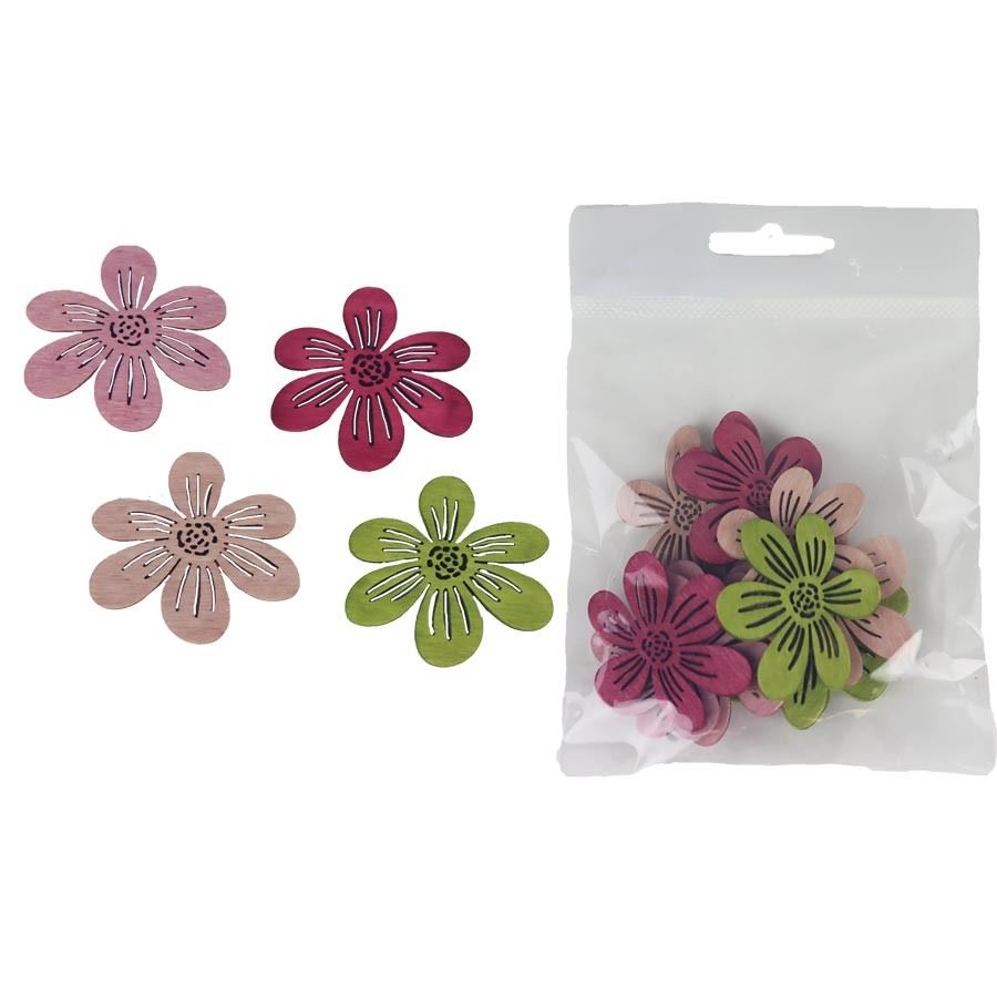 Dekoračné kvety, 12 ks D5455