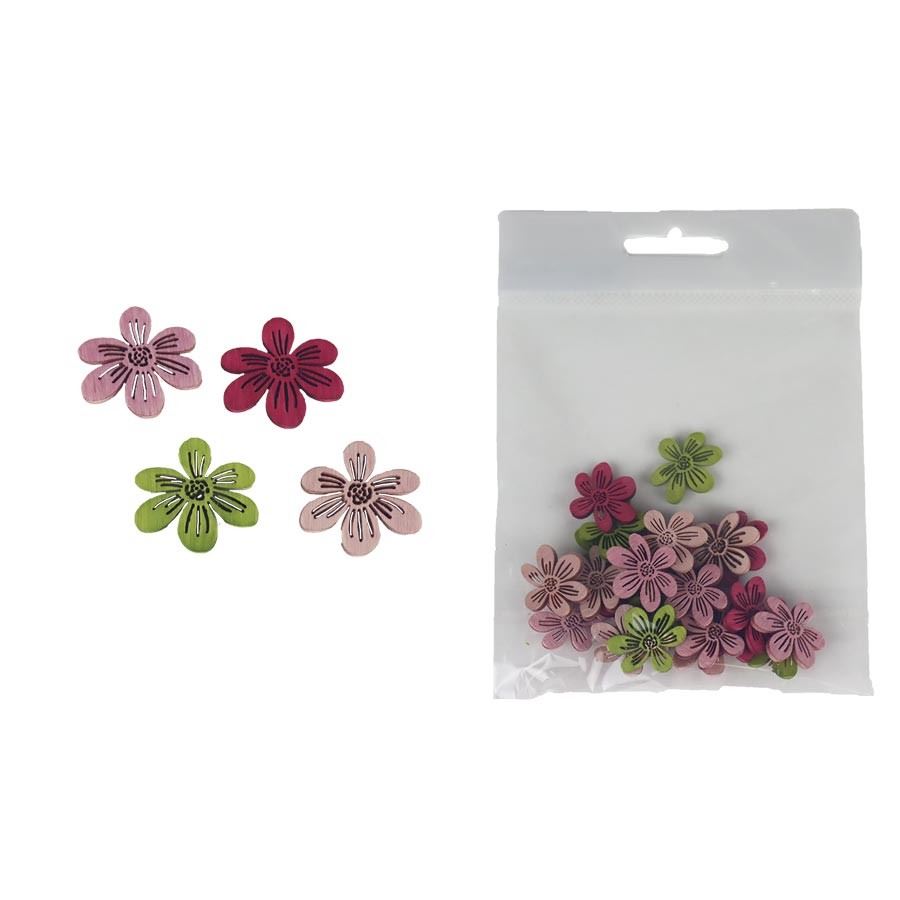 Dekoračné kvety, 24 ks D5456