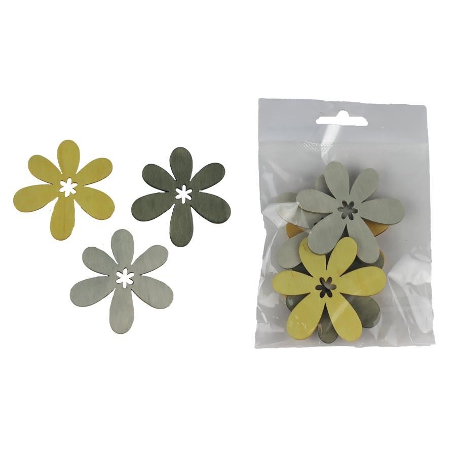 Dekoračné kvety, 6 ks D5478