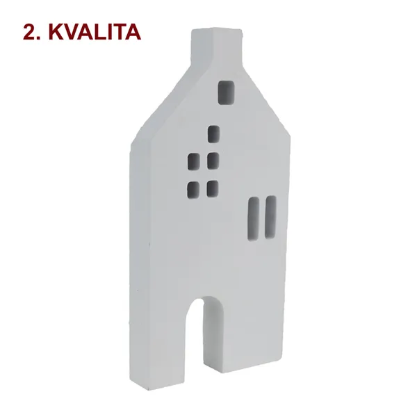 Dekoračný domček 2. akosť D5629-01B