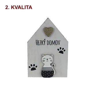 Dekorácia domček 2. akosť D6014-01