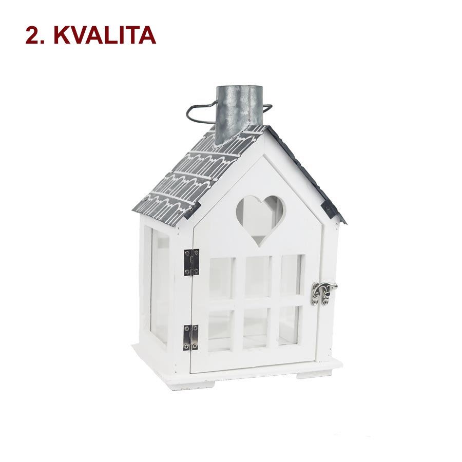 Drevená lampáš malá 2. akosť D6035/M