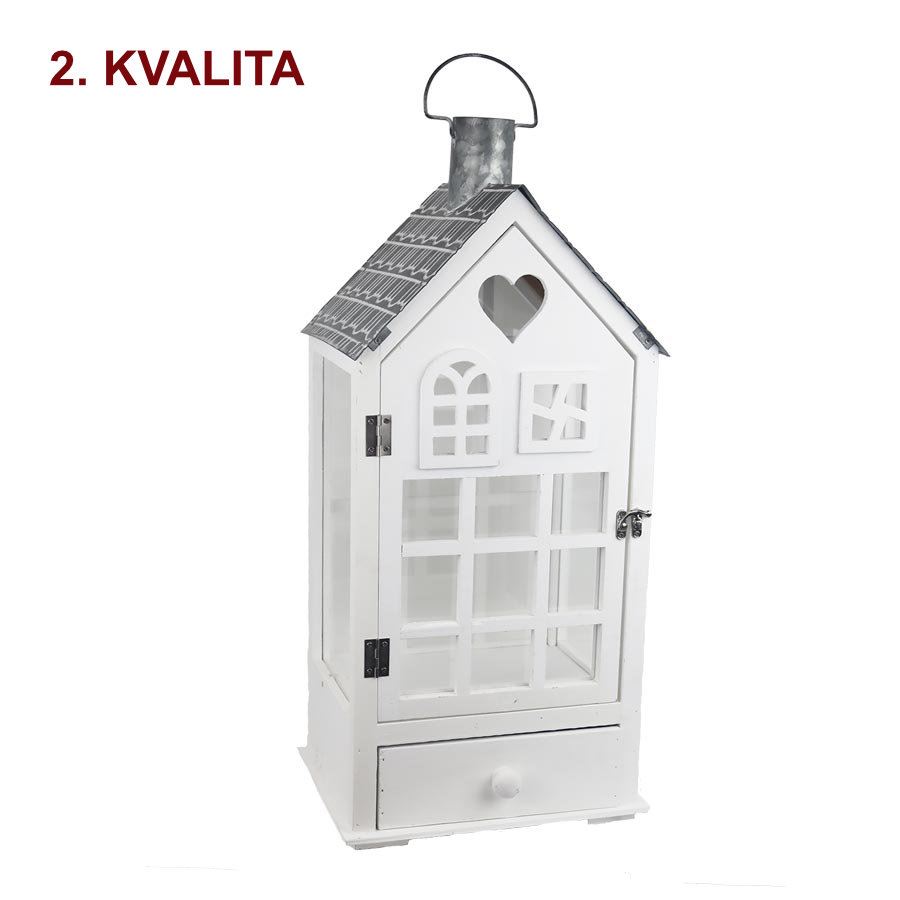 Drevený lampáš stredný 2. akosť D6035/S