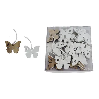 Dekorácia motýľ, 24 ks D6135
