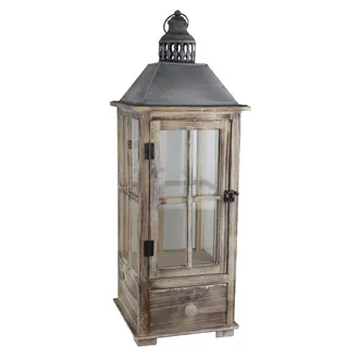 Drevený lampáš D6490/S