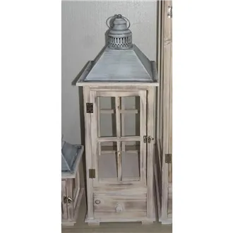 Drevený lampáš D6490/S