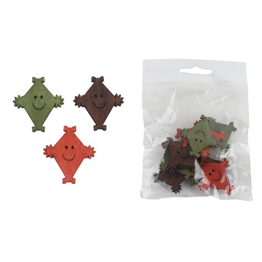 Dekorácia dráčik, 12 ks D6520