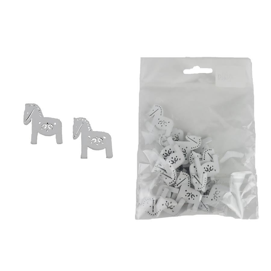 Dekoračný koník, 25 ks D6624