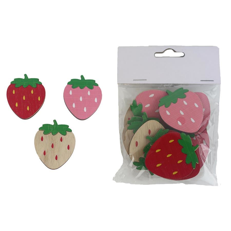 Jarná dekorácia jahoda D6745