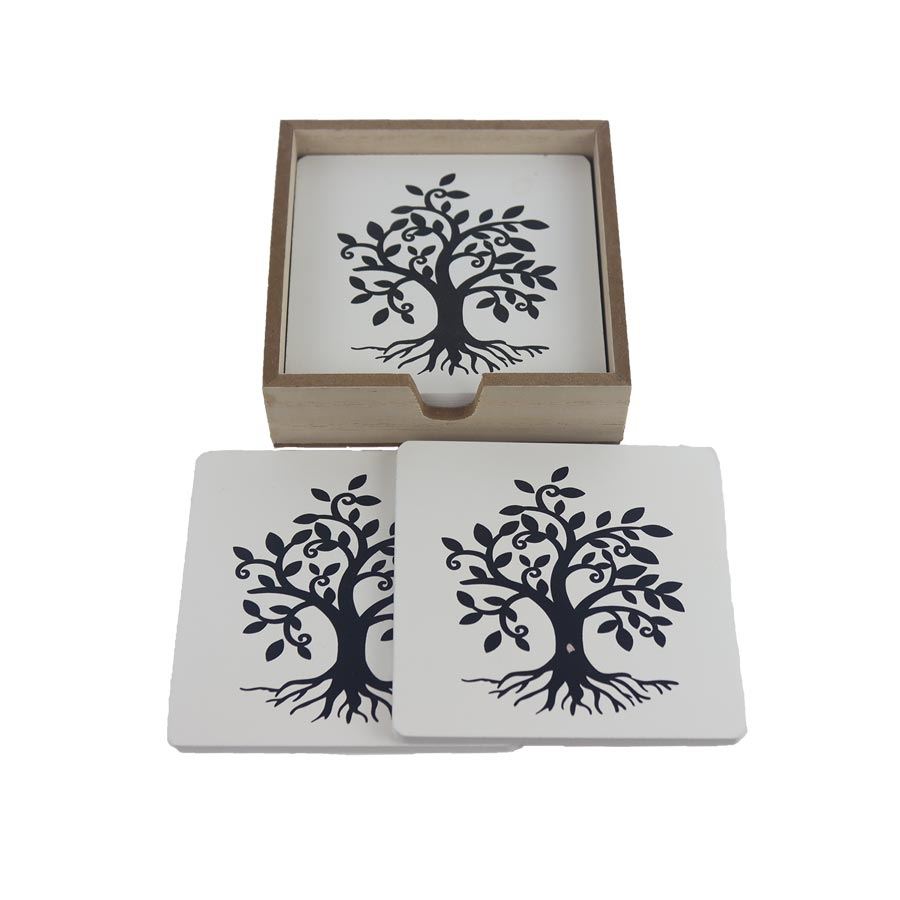 Drevené podtácky, 6 ks D6807