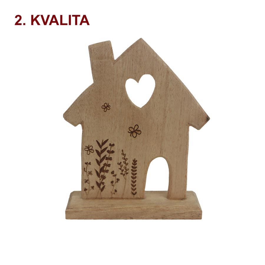 Dekorácia domček 2. akosť D7058/2B