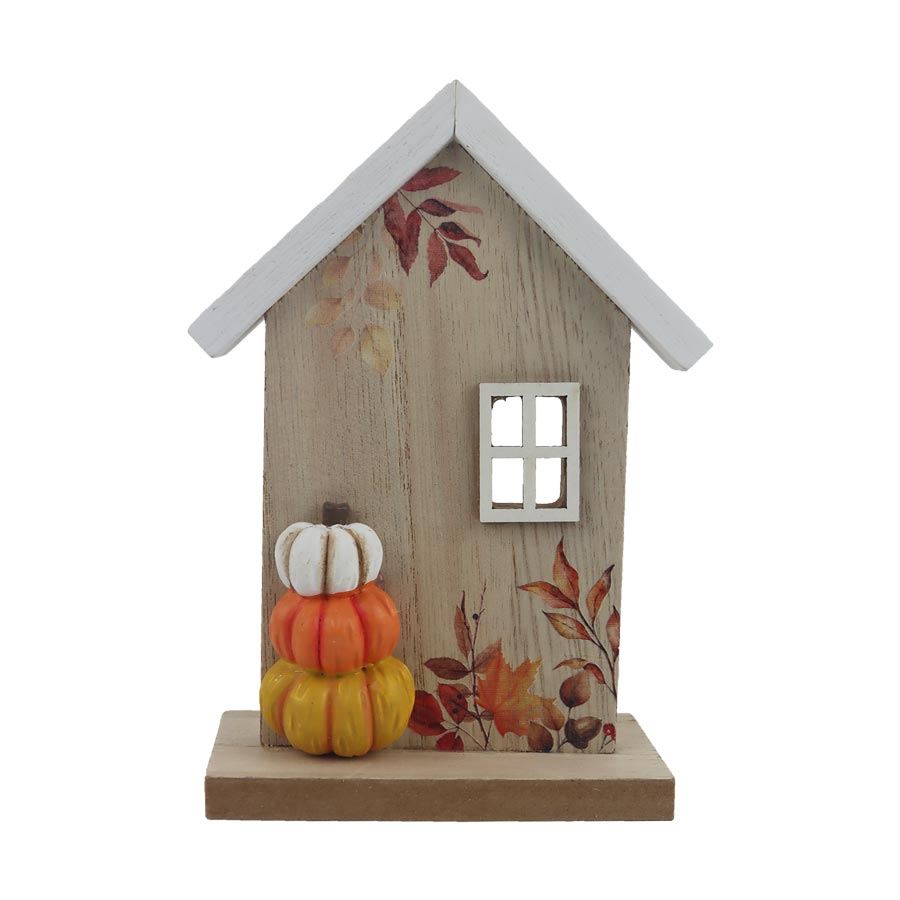 Dekorácia jesenný domček D7173