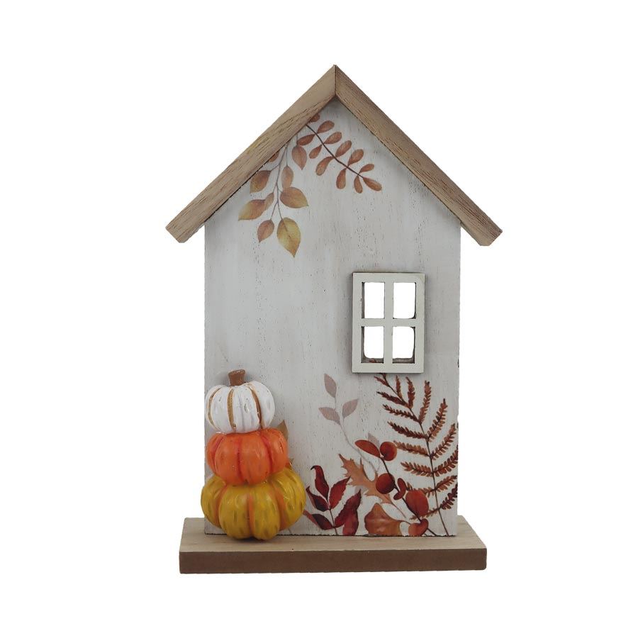 Dekorácia jesenný domček D7174