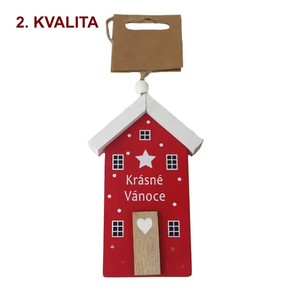 Domček na zavesenie TEXT 2. akosť D7188-08B2