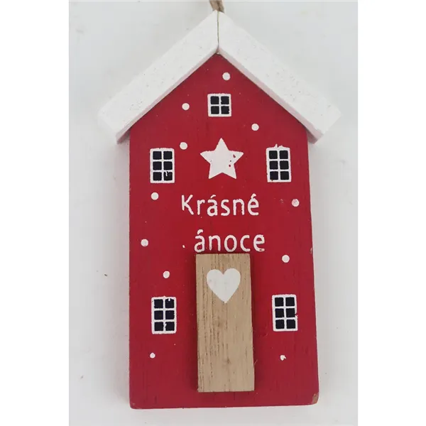 Domček na zavesenie TEXT 2. akosť D7188-08B2