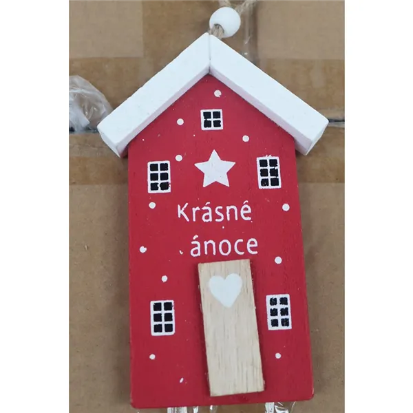 Domček na zavesenie TEXT 2. akosť D7188-08B2