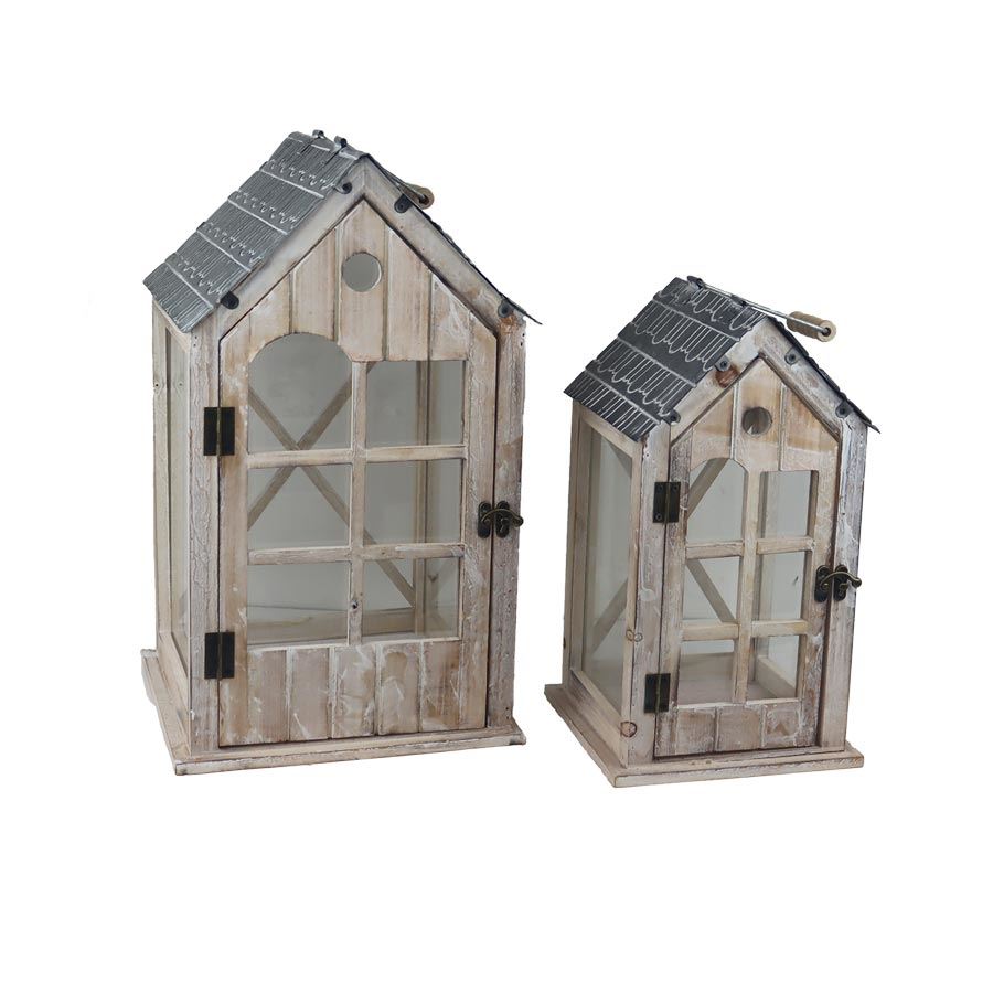 Drevený lampáš, S/2 D7208