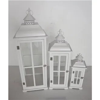 Drevený lampáš D7220/B