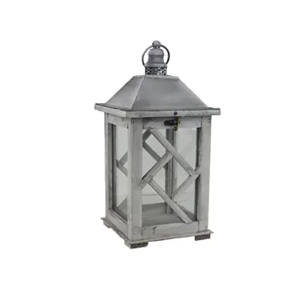 Drevený lampáš D7226