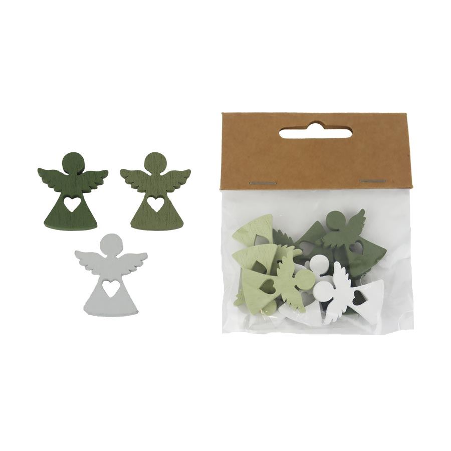 Dekorácia anjelik, 9 ks D7264