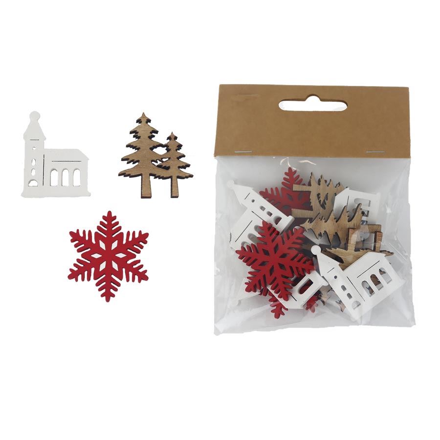 Vianočné dekorácie, 12 ks D7273