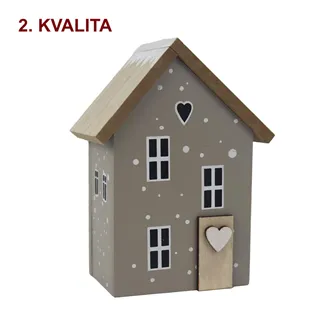 Dekorácia domček 2. akosť D7447-21B