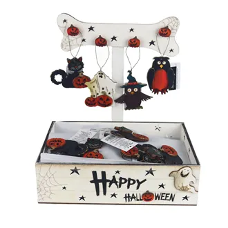 Box halloweenskych dekorácií, 72 ks D7461