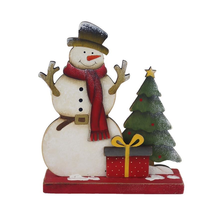 Vianočné dekorácie snehuliak D7477