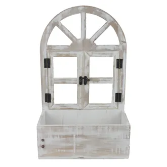 Doniczka na kwiatka z plastikiem D7585/B