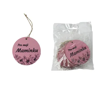 Dekorácia na zavesenie PRE MOJU MAMIČKU, 10 ks D7593/SK