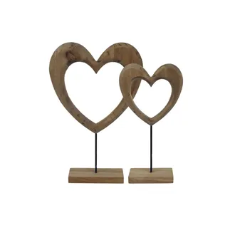 Dekorácia srdce, S/2 D7685