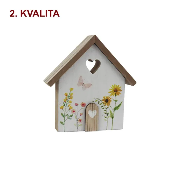 Dekorácia domček 2. akosť D7689B