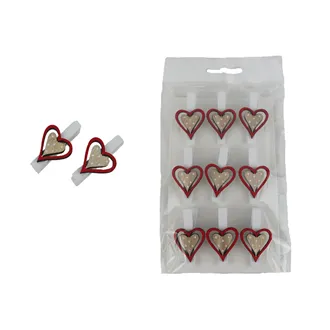 Klip srdca, 9 ks D7735