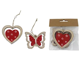 Jarná dekorácia na zavesenie, 2 ks D7803