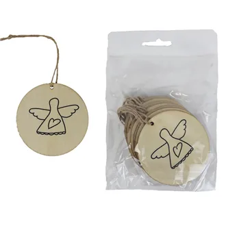 Visačka s anjelikom, 10 ks D7861