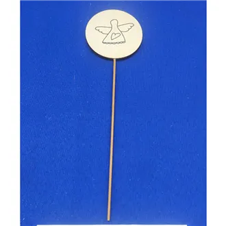 Dekoračný zápich s anjelikom, 8 ks D7862