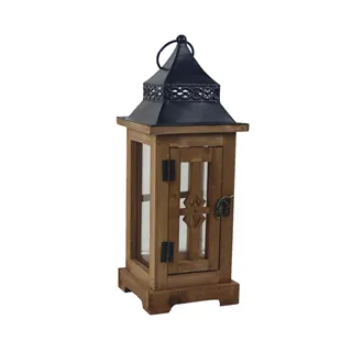 Drevený lampáš D7921/A