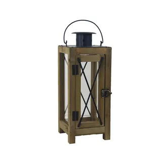 Drevený lampáš D7927/A