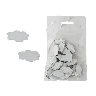 Dekorácia obláčik 25 ks D8409