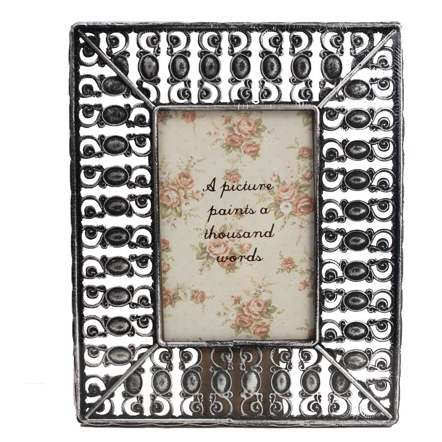 Kovový fotorámček K0306