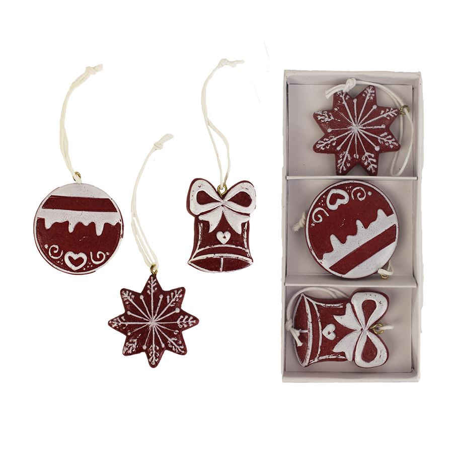 Vianočné dekorácie, 3 ks K1147