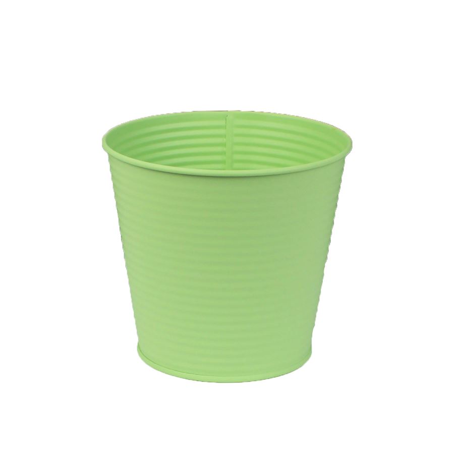 Kvetináč plechový zelený K1863-15