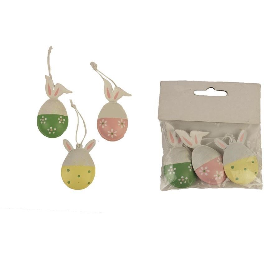 Zajac na zavesenie, 3 ks K2769