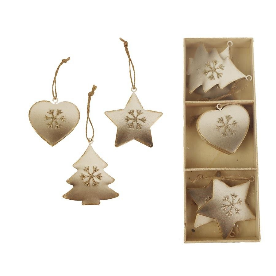 Dekorácia na zavesenie, 6 ks K2837-01