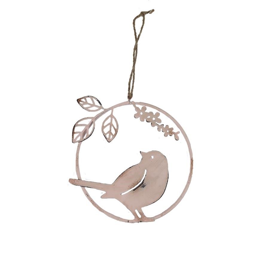 Dekorácia na zavesenie s vtáčikom K3124-05