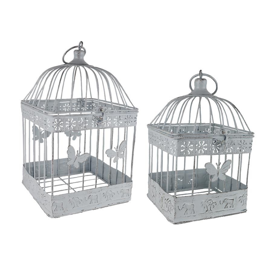 Dekoračná klietka, 2 ks K3376