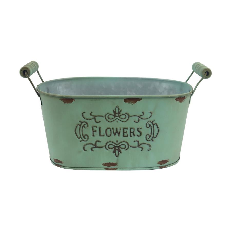 Plechový kvetináč K3569/1