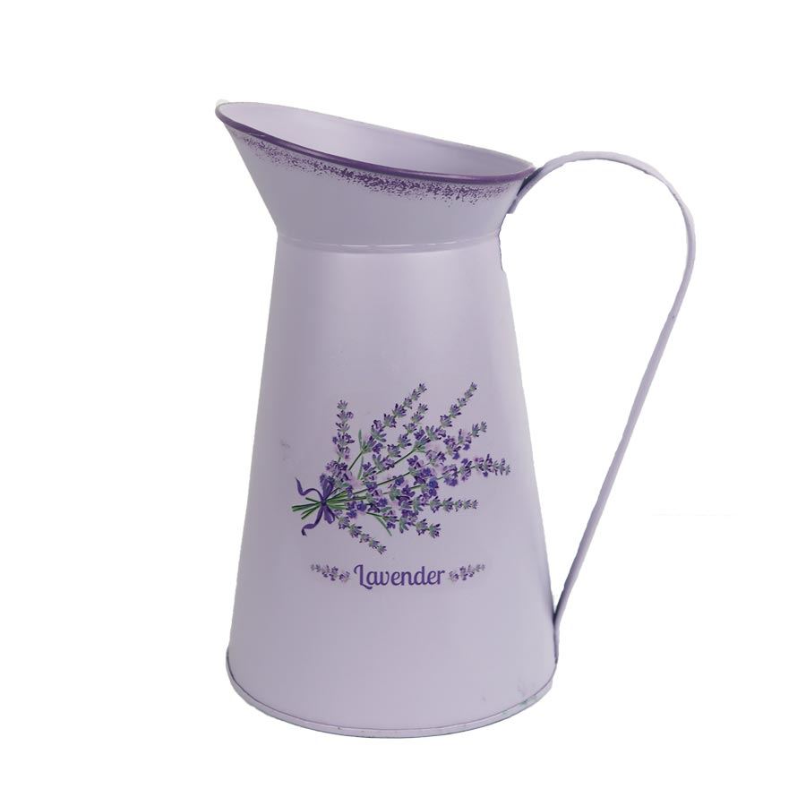 Plechový džbán levanduľa K3573/2