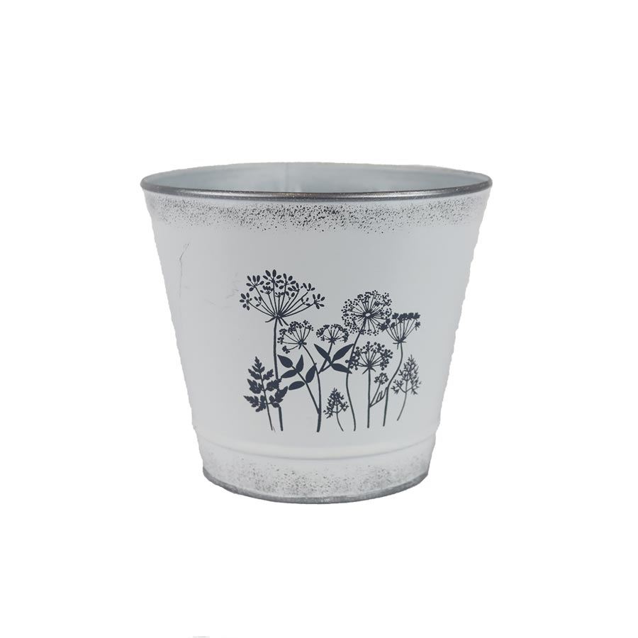 Plechový kvetináč K3587/2